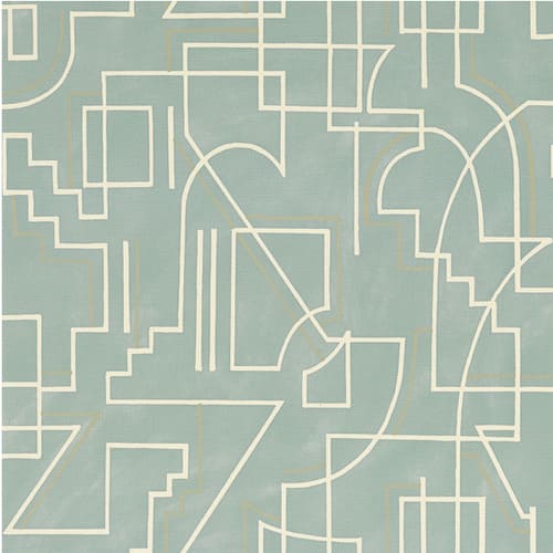 papier peint géométrique avec des formes abstraites bleu clair gris