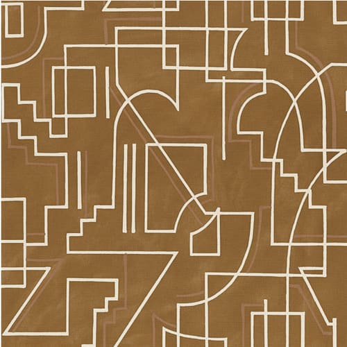 papier peint géométrique avec des formes abstraites marron