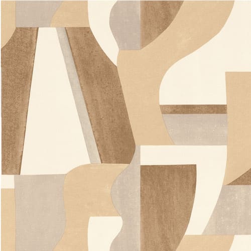 papier peint géométrique avec des formes abstraites beige