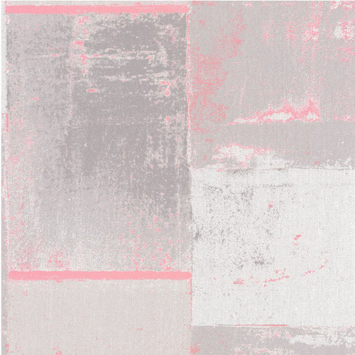 papier peint géométrique effet béton avec des lignes roses