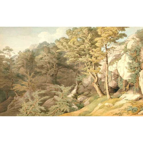 Papier peint représentant un paysage rocheux en Angleterre