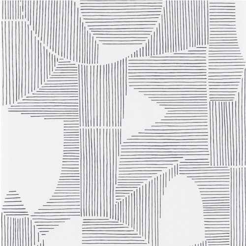 papier peint géométrique abstrait noir