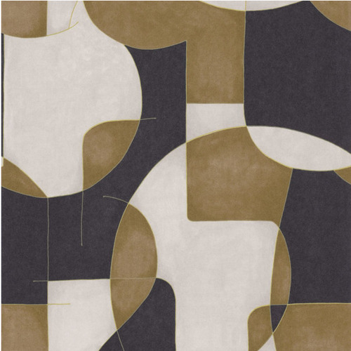 papier peint géométrique abstrait marron