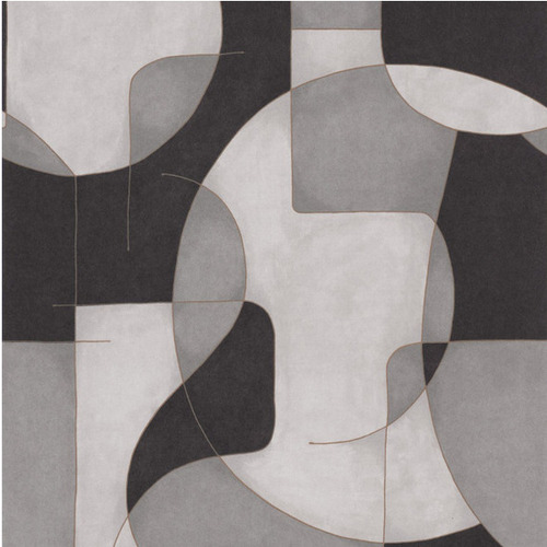 papier peint géométrique abstrait noir